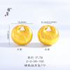 El mismo color oro de tienda por dentro y por fuera no se desvanecerá durante mucho tiempo. Collar Pulsera Bolsa con Candado de Tres Generaciones Vietnam Sha Jin Xiao Pang Fu Jin Tuo para Mujer