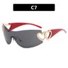 Gafas de sol vintage de Europa y Estados Unidos 2023 nuevas Y2K red hot girl foto gafas de sol gafas de sol con protección UV para mujer