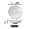 Prato alto para sopa, prato de cerâmica, tigela, prato fundo, branco, panela quente, utensílios de mesa de hotel, uso doméstico, comercial