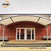 Estructura de membrana para vestíbulo de entrada de hotel, arco de gran envergadura, diseño de modelado de tensión, material de película transparente