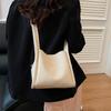 Bolsa Balde Simples para Pendular Estilo Coreano Bolsa de Mão Estilosa Estilo Coreano Novo Estilo Bolsa Tote Simples Bolsa de Ombro Transversal