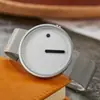Reloj Unisex de Cuarzo para Pareja, Moda Deportiva Coreana, Estudiante, Moderno, sin Manecillas, con Esfera Grande