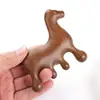 Peine Masajeador Pequeño de Sándalo Natural con Exquisito Grabado de Caballo del Zodiaco, Set de Regalo con Caja y Logo para Masaje de Relajación de Meridianos y Puntos de Acupuntura