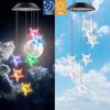 Lâmpada sino de vento solar spot transfronteiriça lâmpada de decoração de feriado arranjo de lâmpada pingente de atmosfera lâmpada de jardim externa à prova d'água lâmpada suspensa