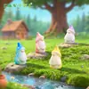 Novo produto transfronteiriço: adoráveis, multicoloridas, miniaturas de gnomos, pequenas pedras fofas, acessórios decorativos DIY, ornamentos para mini micro paisagismo