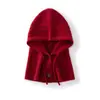 Gorro de punto de cachemira liso estilo coreano para otoño e invierno, unisex, casual, versátil, cálido y resistente al frío
