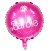 Nuevo Globo de Película de Aluminio Barie Barbie Rosa Coche Deportivo Temática de Dibujos Animados Set de Arreglo para Niños Princesa Un Año