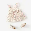 Mono Casual de Verano con Mangas Cortas Volantes y Falda de Princesa de Pasteles