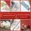 Marcador de Página Metálico Personalizado Estilo Chinês Recortado Dia do Professor Cultural e Criativo Marcador de Página Souvenir Suporte de Livro de Latão com Logotipo Personalizável
