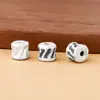 Cuentas Espaciadoras Retorcidas Vintage de Plata Pura 999, Accesorios de Semilla de Pasión, Cuentas Espaciadoras para Manualidades Hechas a Mano, Accesorios para Pulseras