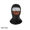 Protección Facial para Otoño e Invierno Máscara de Motocicleta a Prueba de Viento Antideslizante Cara Divertida Gorro Cálido Forrado de Felpa Casco de Ciclismo