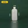 10 20 30 50 60ml Botellas Transparentes de Boca Pequeña Graduadas Botellas Dispensadoras de Líquido y Agua Botellas Dispensadoras Graduadas de PE