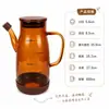 Dispensador de óleo de vidro à prova de luz para atacado, borossilicato alto, à prova de vazamentos, resistente ao calor, com bico, para uso na cozinha doméstica, adequado para molho de soja, vinagre e outros temperos