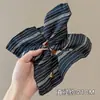 Scrunchie de rede colorido e oversized com alta elasticidade e alto apelo estético, acessório de cabelo multicamadas estilo francês