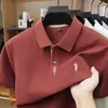 2026 Camiseta Simples Clássica para o Dia a Dia com Toque de Luxo, Camiseta Versátil com Gola Polo, Camisa Polo Masculina de Manga Curta Lisa para o Verão