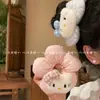 Lindo Gato de Niña Flor Lazo para el Cabello Femenino Dulce Lazo para el Cabello Suave Diadema de Bola Accesorios para el Cabello de Alta Elasticidad