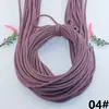 Cuerda Trenzada de Núcleo Bicolor Vertical de 5 mm Correa Cruzada de Moda Cuerda Decorativa Cordón para Cintura de Ropa Longitud Ajustable