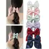 Nuevo comercio exterior hecho a mano para niños uso diario moda coreana pasador de lazo accesorios para el cabello tela dulce tocado no daña el cabello