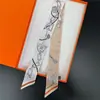 Estilo Coreano Novo Chaveiro Fivela de Cadeado Feminina Sarja de Seda Fita Decorativa Enrolada na Bolsa Fita Lenço de Seda Lenço Pequeno