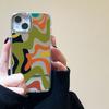 Funda para Teléfono iPhone 17 Pro Max con Línea de Color 14/15 Botones Electrochapados 16 Apple 13 Cobertura Total X