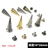 Rebites Pontiagudos Punk, Parafusos com Cabeça de Bala, Golas de Roupas de Couro, Sapatos, Chapéus, Bolsas DIY Acessórios Decorativos de Metal