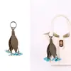 Dijes para Bolsos Loewe, Accesorios de Ropa de Alta Gama, Bolsos Tote Pantalones de Mezclilla Colgantes de Lujo, Artículos de Cuero Hechos a Mano