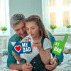 Accesorios fotográficos para fiestas del Día del Padre en Europa y América, Día del Padre, ambiente festivo del Día del Padre, accesorios divertidos para fotos