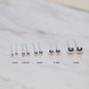 Pendientes de Frijol de Plata de Ley S925 Cuentas de Plata de Ley Pendientes de Plata 925 de Yiwu Pendientes Japoneses y Coreanos Pendientes Pendientes Pendientes Pendientes
