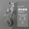 Grifo de un grifo y dos salidas con rociador para descargar el inodoro piscina de fregado para balcón dentro de la pared piscina de lavandería piscina de inodoro alargado