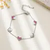 Pulseira de Joia de Aço Inoxidável de Alta Qualidade, Exquisita, 9mm, Trevo de Quatro Folhas, Não Desbota, Venda Quente Transfronteiriça