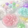 Miçangas de Vidro Olho de Gato Escovado Cor Macaron Domésticas 6mm Para Artesanato DIY Tecelagem Contas Soltas Acessórios para Pulseira Colar
