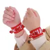 Pulseras Elásticas de Campana con Letras de Colores, Equipo de Animación para Reuniones Deportivas Estudiantiles, Equipo Infantil para el Día del Niño, el Día Nacional y el Día de Año Nuevo