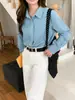 3ª Mañana Otoño Nueva Colección Camisa de Pana Sofisticada y Elegante para Combinar en el Trabajo ZY4442