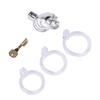 Brinquedos sexuais de metal silicone castidade bloqueio alternativa ligação pênis anel gaiola de pássaro jj masculino equipamento adulto