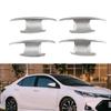 Adequado para Toyota Corolla Altis 2014-2018 Cava da Porta Corolla Acabamento da Cava da Porta Peças ABS Galvanizadas