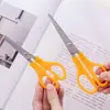 Tesouras Pequenas Redondas Feitas à Mão para Crianças em Estoque para Atacado, Material de Papelaria Diário para Estudantes, Tesouras de Escritório, Tesouras Seguras para Corte de Papel DIY