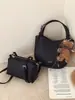 Bolso de Cubo de Mano de Nicho Transfronterizo para Mujer 2026 Nueva Moda Retro Bolso de Hombro Único Bolso Cruzado Casual para Viajes