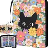 Álbum de Tarjetas Pequeño de 9 Ranuras Transfronterizo, Popular Álbum de Tarjetas de Pokémon Coreano, Portatarjetas de PU, Álbum de Almacenamiento de Tarjetas de Juego, Tarjetas Pequeñas