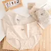 Ropa Interior Antibacteriana de Nuevo Estilo para Mujer con Entrepierna Extendida, Cómodos y Transpirables de Cintura Media Braguitas Antibacterianas 10A para Niñas