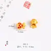 Accesorios dorados DIY con fuerte retención de color año tras año más que pulsera de cuentas de pescado tejida roja genuina para hombre y mujer material