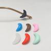 Gafas anticaída pierna de gafas invisible en forma de media luna giratoria para poner y quitar artefacto fijo gancho de oreja de silicona soporte para la parte posterior de la oreja Gancho oreja