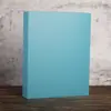 Pasta com Encadernação em Espiral, Capa Dura em Couro, Formato A4, com Folhas Soltas, em Estoque, Livro para Armazenamento de Amostras de Tecido com 3 Furos, Livro de Amostras de Cartões Coloridos, Livro de Amostras de Tecido em Branco