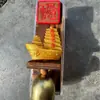 Imanes para Refrigerador en Forma de Campana, Imanes de Refrigerador del Zodiaco, Imanes de Madera Culturales y Creativos Atrae-Fortuna, Sellos de Viaje de Tendencia Nacional, Timbre de Puerta, Carrillón de Viento, Imanes para Refrigerador