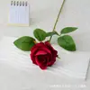 Simulação Rosa Solteira Rosa de Flanela Cachoeira Parede de Flores Decoração de Casa Casamento Dia dos Namorados Flor de Simulação Flor Falsa