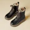 Botas de Neve Femininas 2026 Novo Estilo Outono e Inverno, Forradas com Lã e Espessadas Botas Martin, Botas Curtas de Solado Grosso, Sapatos de Algodão Antiderrapantes para o Nordeste