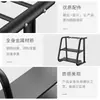Estante Comercial Multifuncional de Tres Niveles Soporte para Almacenamiento de Juego de Mancuernas para el Hogar Juego Completo Colocación de Equipo de Fitness con Barra