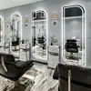 Espelho de Barbearia, Espelho Especial para Salão de Cabeleireiro, Espelho de Celebridade da Internet, Espelho de Corpo Inteiro, Montado na Parede, Iluminado, Modelo Novo, Espelho de Parede, Espelho para Cabeleireiro