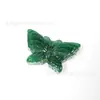5cm Mariposa Cristal Natural Tallado Piedra Semipreciosa Pulsera Mariposa Colgante Accesorios Joyería DIY Venta al por mayor
