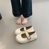 Sapatos Mary Jane para mulheres, estilo novo, confortáveis e casuais, com sola macia, sapatilhas de bico raso, coleção de outono, 2026, versáteis e retrô