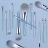 Kit de Pincéis de Maquiagem First Sight com 14 Peças para Iniciantes, Pincel para Pó Solto, Sombra, Base, Iluminador, Pincel Macio para Blush, Ferramenta de Beleza